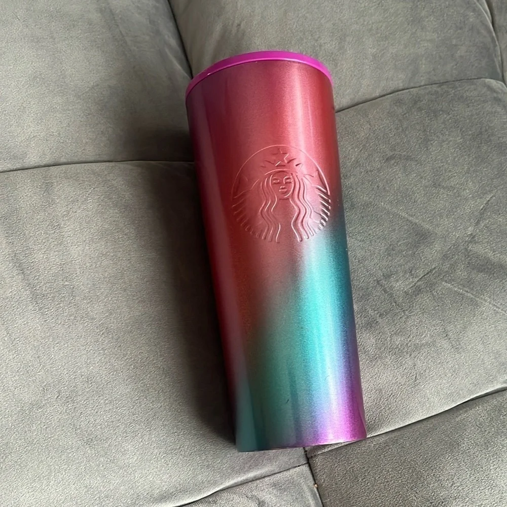 “Starbucks Ombré Rainbow 24 oz Tumbler”